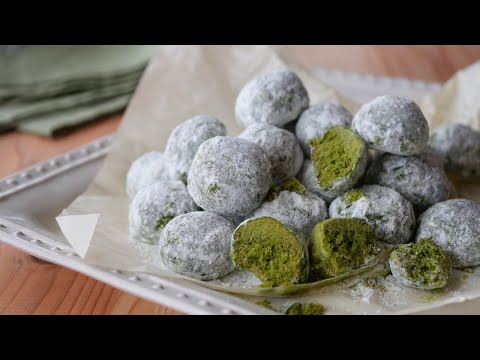 【卵バター無し米粉の抹茶クッキー】濃厚抹茶で「ざくざくの食感がクセになる!」☆グルテンフリー  | Gluten-free Rice flour Matcha cookiesのサムネイル