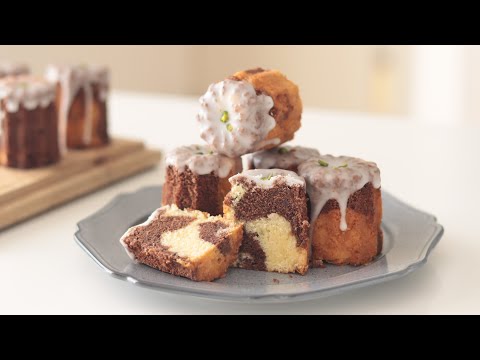 バレンタインに!マーブル・チョコレート・パウンドケーキの作り方 *ラッピングあり Valentine Marble Chocolate Poundcake|HidaMari Cookingのサムネイル
