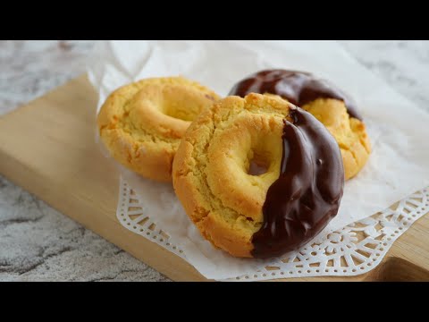 【ミスド風♡米粉のオールドファッションドーナツ】揚げずにサクサク! Old-fashioned rice flour donutsのサムネイル