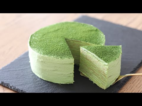 抹茶ミルクレープの作り方 Matcha Milee Crepe|HidaMari Cookingのサムネイル