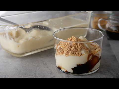 【簡単ノンシュガーで作る♡ぷるぷるとろん豆乳ぷりん】「簡単少量の黒蜜の作り方もどうぞ」この食感にハマる~ | Easy soy milk pudding(sugar-free)のサムネイル