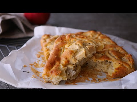 【紅茶と林檎の焼きっぱなしケーキ】「バター無し!ワンボウルで簡単美味しい」年末年始にもぜひ作って! | Earl Grey and apple cakeのサムネイル