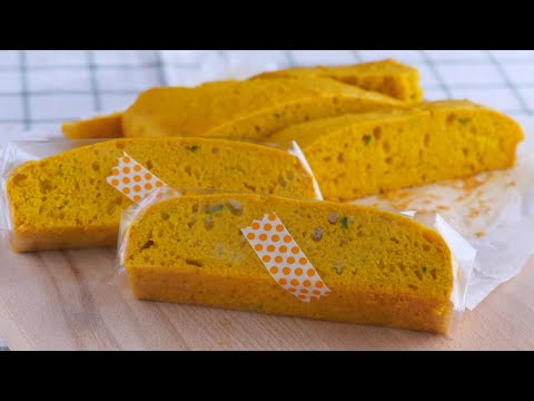 【濃厚ふかふか♡南瓜ケーキ】簡単!ホットケーキミックスレシピRich and Fluffy Pumpkin Cakeのサムネイル