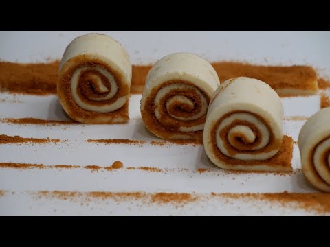 【焼きたてが幸せ♡冷凍パイシートでシナモン薫るロールパイ】Cinnamon roll pieのサムネイル