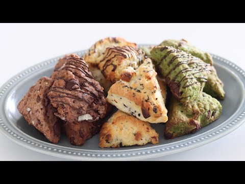 簡単&大量生産!3種のチョコチャンクスコーンの作り方 バターなし・卵なしで焼くまで10分のサムネイル