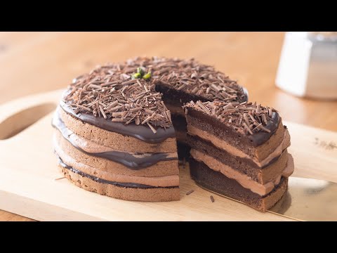 濃厚生チョコレートケーキの作り方 Flourless Rich Chocolate Cake|HidaMari Cookingのサムネイル