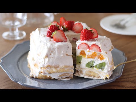 卒業おめでとうの気持ちを込めて♡フルーツミルクレープの作り方 /オーブンなし・バターなし|HidaMari Cookingのサムネイル