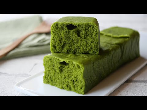 【レンチン3分!普段の米粉おやつにはこれ!】めちゃめちゃうま♡米粉の抹茶もっちりケーキ☆グルテンフリー  | Gluten-free Rice flour Matcha cakeのサムネイル