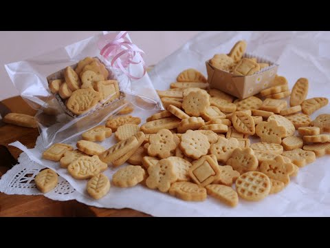 【溶かしバターで♡さくさく米粉のクッキー】セリアミニチュアカッター♪  | Crispy ♡ Rice flour Cookiesのサムネイル