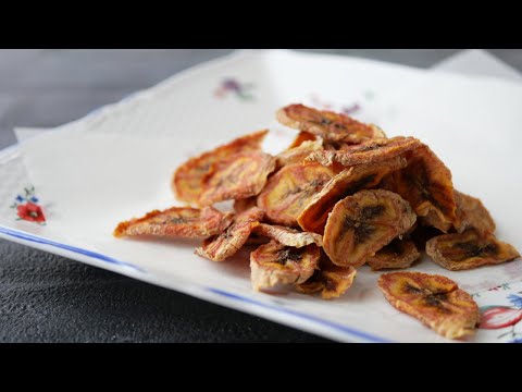 無添加おやつ♡黒いバナナチップスだが水分飛ばしたバナナは美味しい! | Baking bananas in the oven increases their flavor!のサムネイル