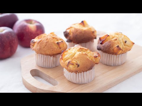 りんごとクリームチーズのマフィンの作り方&ラッピング Apple & Cream Cheese Muffin|HidaMari Cookingのサムネイル