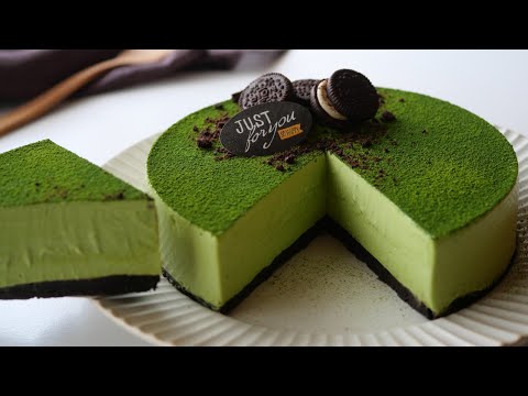 10月生まれを祝う【濃厚抹茶レアチーズケーキ】とろける美味しさをどうぞ♡ | No-Bake! Rich matcha cheesecakeのサムネイル