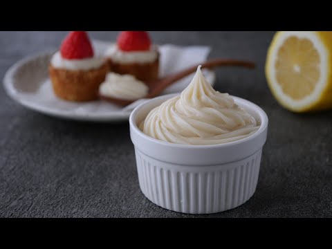 【なめらか~♡米粉の卵無し白いカスタードクリーム】「甘みあっさりレモン風味」超あっさりなので甘党の人は作らないでください | White Lemon Cream with Rice Flourのサムネイル