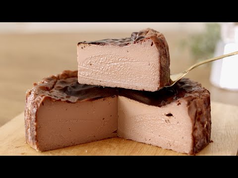 濃厚ショコラ・バスクチーズケーキの作り方のサムネイル
