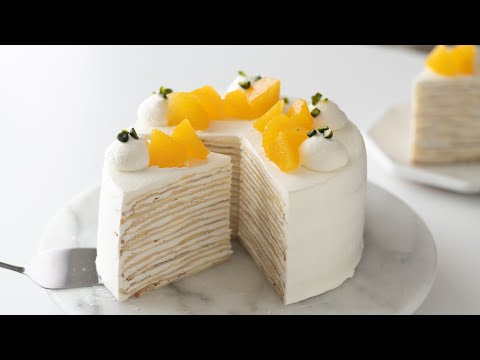 レモンのミルクレープの作り方 Lemon Mille Crepe*No Oven|HidaMari Cookingのサムネイル