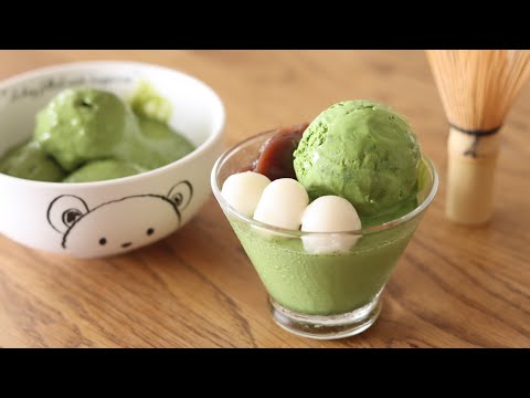 簡単!抹茶アイスクリーム・パフェの作り方 パンナコッタ/白玉団子のサムネイル