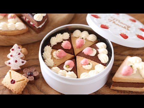 クリスマスプレゼントに🎁チョコレート・クッキーケーキの作り方&ラッピング|HidaMari Cookingのサムネイル