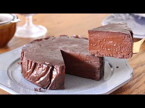 バター・生クリーム・砂糖なし!濃厚チョコレートケーキの作り方|HidaMari Cookingのサムネイル