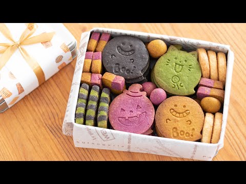 ハロウィンのクッキー缶作ってみた! Halloween Cookie Box|HidaMari Cookingのサムネイル