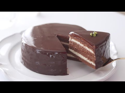 チョコレート・バタークリームケーキの作り方 Flourless chocolate cake|HidaMari Cookingのサムネイル