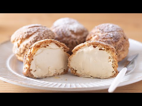 ミルクティー・クッキーシューの作り方 Earl Gray Cream Puffs|HidaMari Cookingのサムネイル