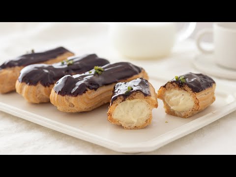 基本のエクレアの作り方 Vanilla Eclair|HidaMari Cookingのサムネイル