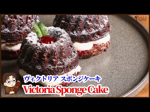 コラボ動画Chocolate Cacaoさん:<チャンネル登録20万記念>ヴィクトリアケーキを作りましたのサムネイル
