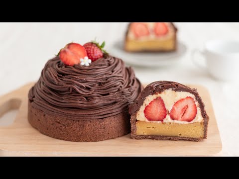 いちごと生チョコのタルトの作り方 Strawberry & Chocolate Tart|HidaMari Cookingのサムネイル