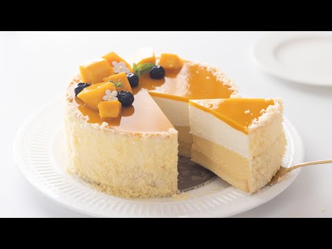 マンゴーのドゥーブルフロマージュ・チーズケーキの作り方 Mango Double Fromage Cheesecake|HidaMari Cookingのサムネイル