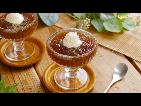 【ほうじ茶ゼリー】甘さ控えめ!ほうじ茶の香りが心地よい!後味さっぱり♪のサムネイル