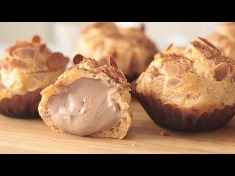 チョコレートのシュークリームの作り方 Chocolate Cream Puffs|HidaMari Cookingのサムネイル