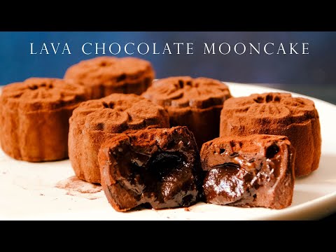 Ultra-Rich Chocolate Lava Snow Skin Mooncakes | 3-Layer Gooey Center, Silky Skinのサムネイル