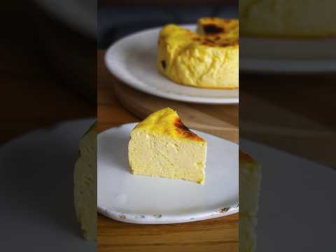 材料3つ!1人70円。バスクチーズケーキ!#foodのサムネイル