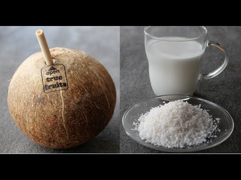 お家で南国気分になりました♡ココナツから作るココナツミルクが絶品すぎる! | Delicious Homemade Coconut Milkのサムネイル