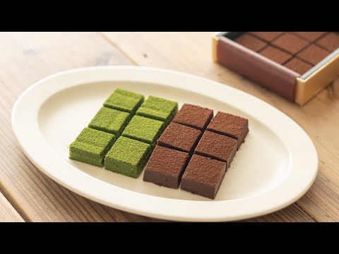 バレンタインの定番! 生チョコの作り方とラッピング(スイートチョコ&抹茶) Nama Chocolate(Sweet & Matcha)|HidaMari Cookingのサムネイル