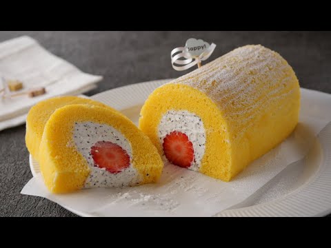 3月生まれを祝う【H.Mでレンチン4分♡やみつきアールグレイ生クリームロールケーキ】「紅茶の薫りに包まれます」 | Microwave Earl Gray cream roll cakeのサムネイル