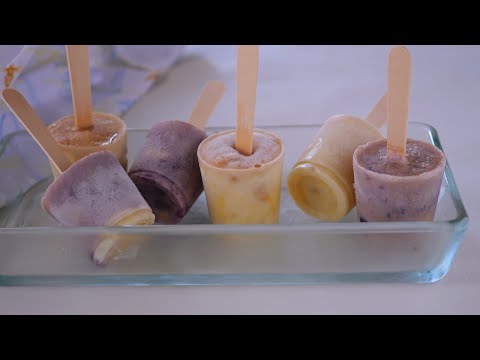 【夏は手作りアイス♡豆乳バナナヨーグルトアイス】「もんで凍らせるだけ♪」 こんな美味しいのがお家で♡ | Homemade ice creamのサムネイル