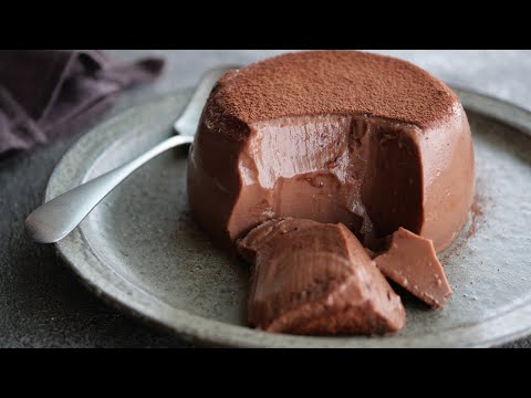 【簡単濃厚♡チョコプリン】むちむちのぷるんぷるんです♪ |  Chocolate Puddingのサムネイル